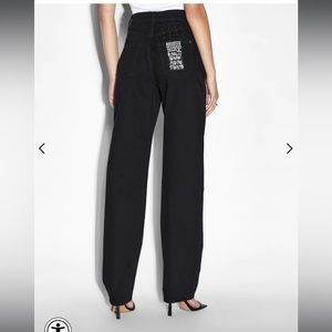Ksubi jet black Playback Grease jeans straight